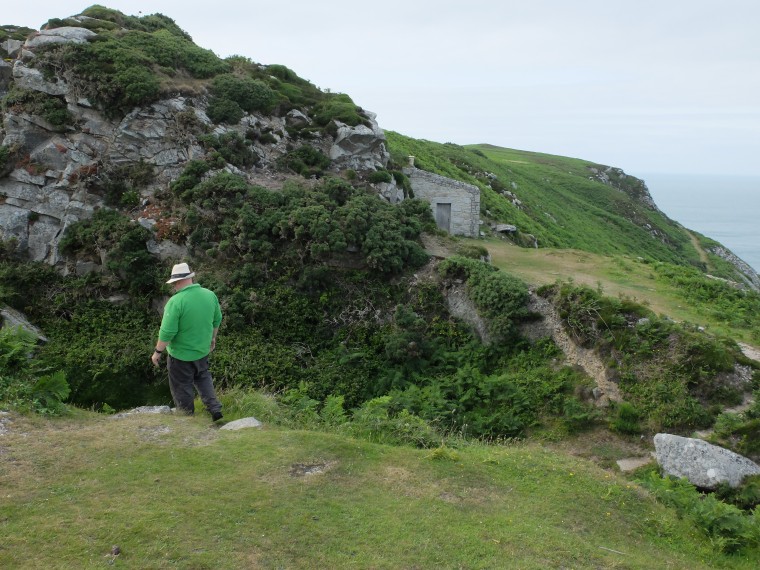 Descending to the Quarry Pond.