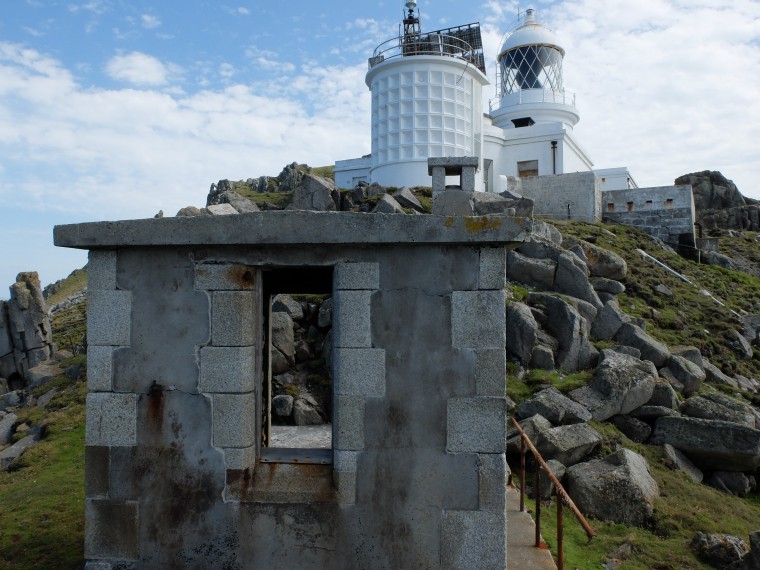 The North Light, looking up from the old generator shed.