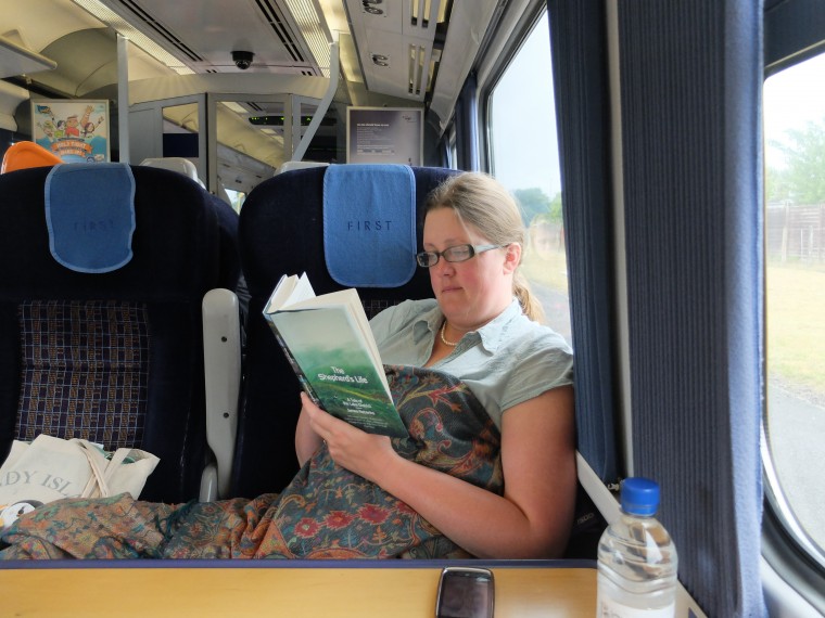 First Class, Exeter St Davids to London Waterloo.